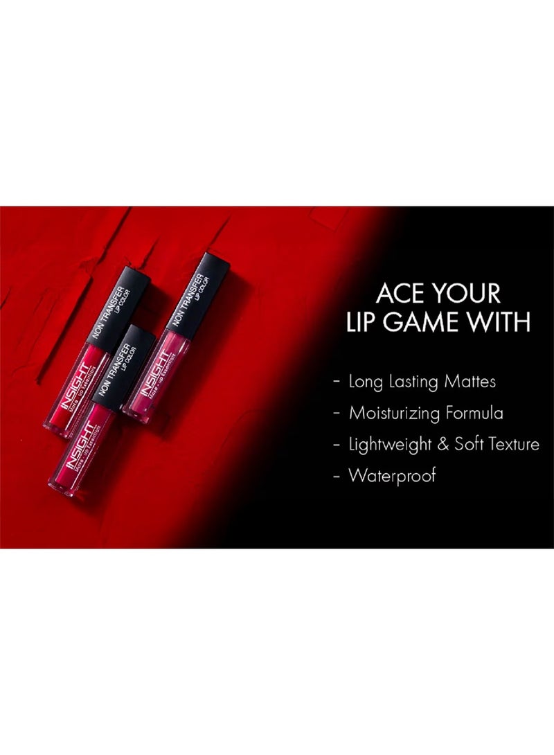 إنسايت أحمر شفاه سائل غير قابل للانتقال من إنسايت - لون أحمر ملائكي | مقاوم للماء | لمسة نهائية مطفية | مقاوم للانتقال والتلطخ | خفيف الوزن | يدوم حتى 12 ساعة | غني بالأصباغ 4 مل - Image 4